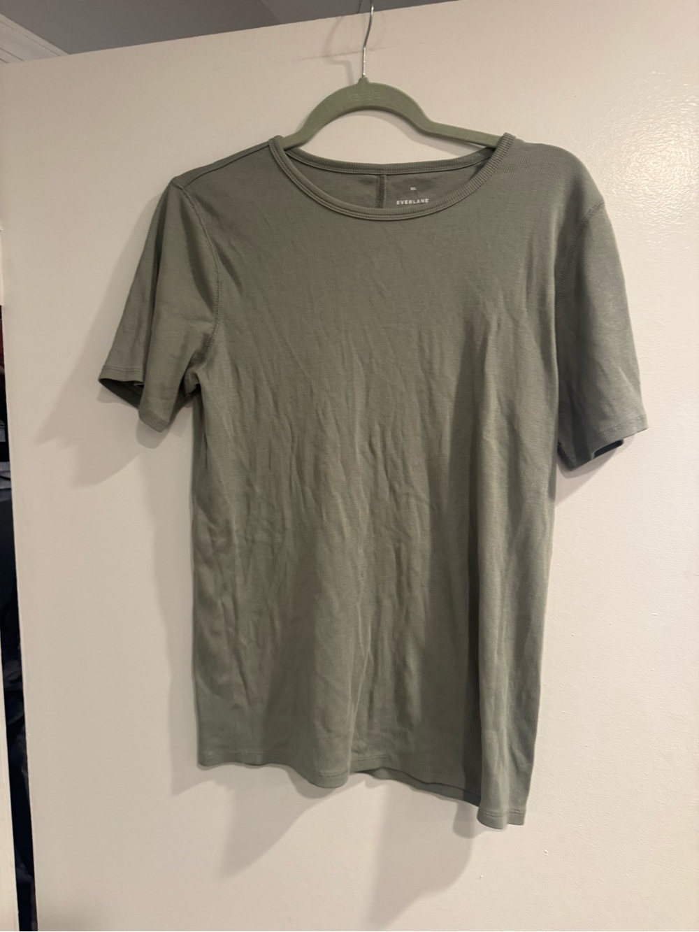 Everlane Olive Green Short-Sleeve Crew Neck T-Shirt Women’s XXL 2X Plus Size
